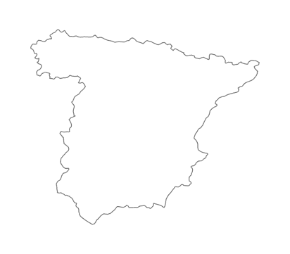 Mapa d'Espanya - Barcelona